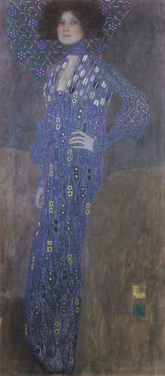 Gustav Klimt Portrait of Emilie Floge